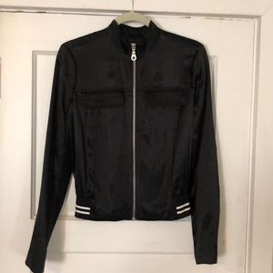 L.A.M.B. Satin Bomber Jacket -size 4